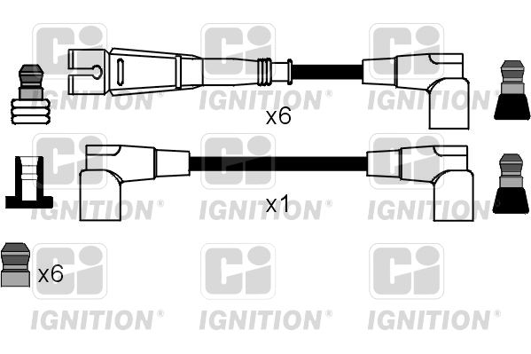 QUINTON HAZELL Комплект проводов зажигания XC1106